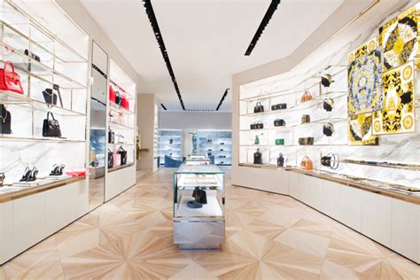 Versace opens new store in Amsterdam, The Netherlands.